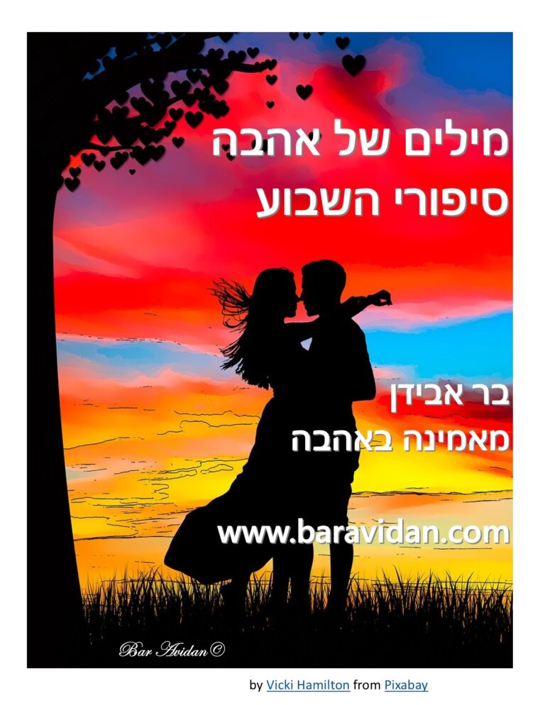 מילים של אהבה - בר אבידן מאמינה באהבה 2026